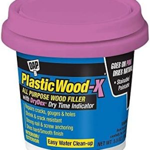DAP 00585 Latex 6oz, White All Purpose Plastic Wood Filler, 6 Oz 
